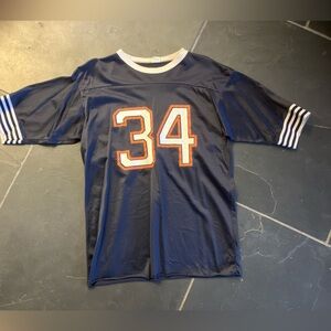 Men’s Size Medium Navy Blue Football Jersey with Number 34